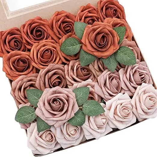 artificial pe-foam rose flowers